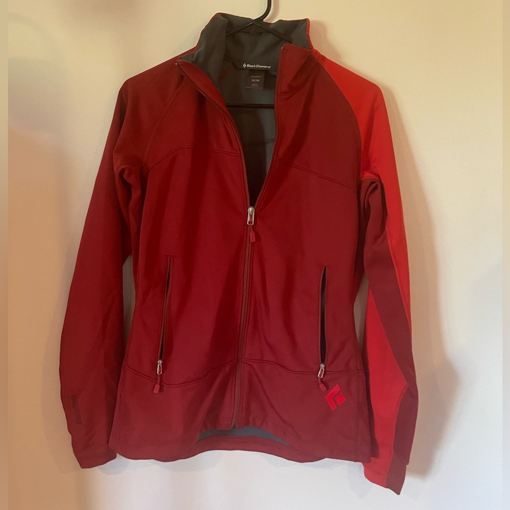 Black Diamond Women's Two-Tone Red Ski Jacket